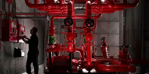 تركيب أنظمة الإطفاء